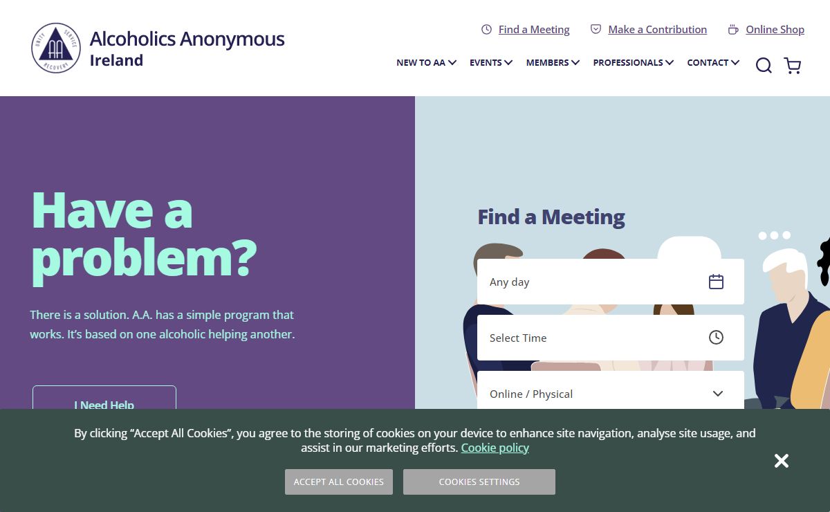 Helping Alcoholics to Achieve Sobriety - Alcoholics Anonymous Ireland
