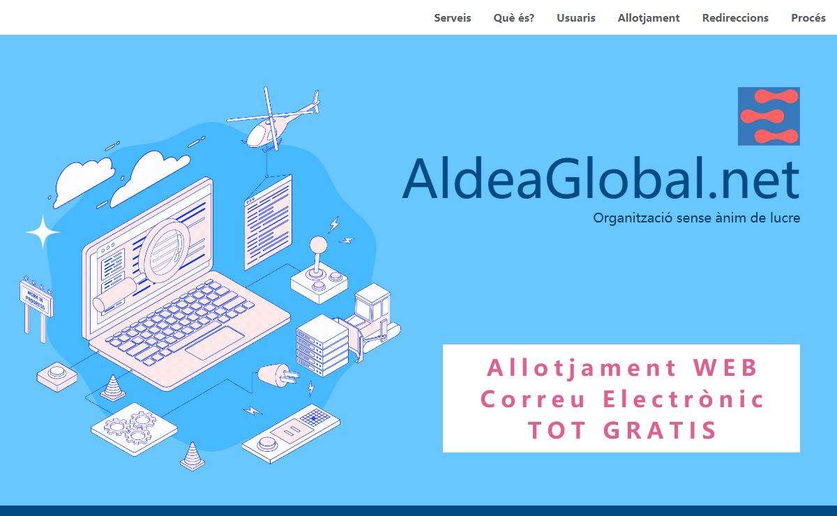 AldeaGlobal.Net: Espai web gratis. Allotjament Web gratis. Subdomini gratis. Direcció URL gratis. Web gratuït.