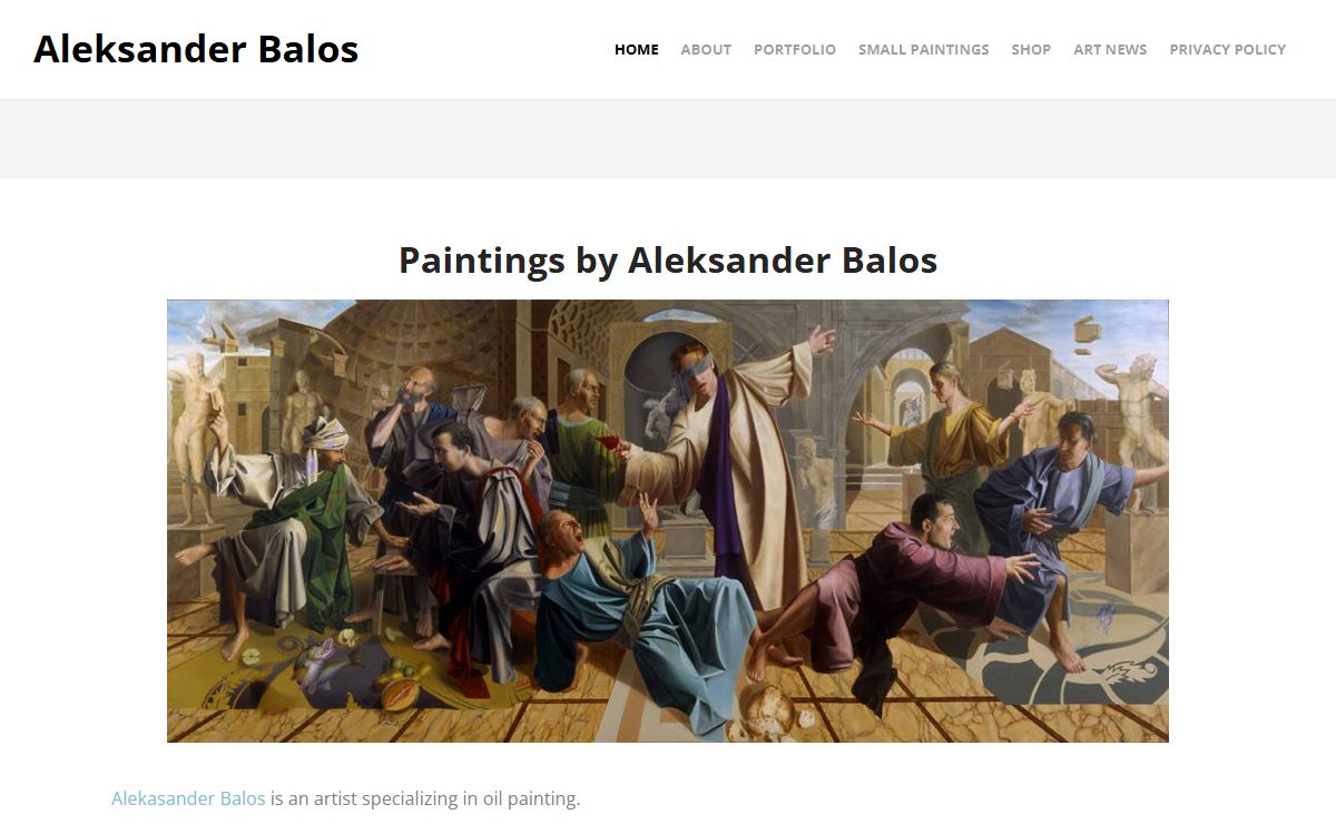 Contemporary Paintings by Aleksander Balos