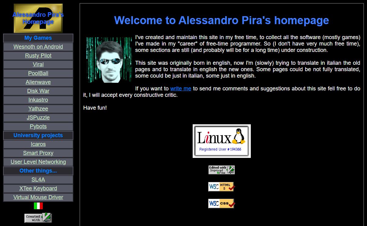 Alessandro Pira's Homepage