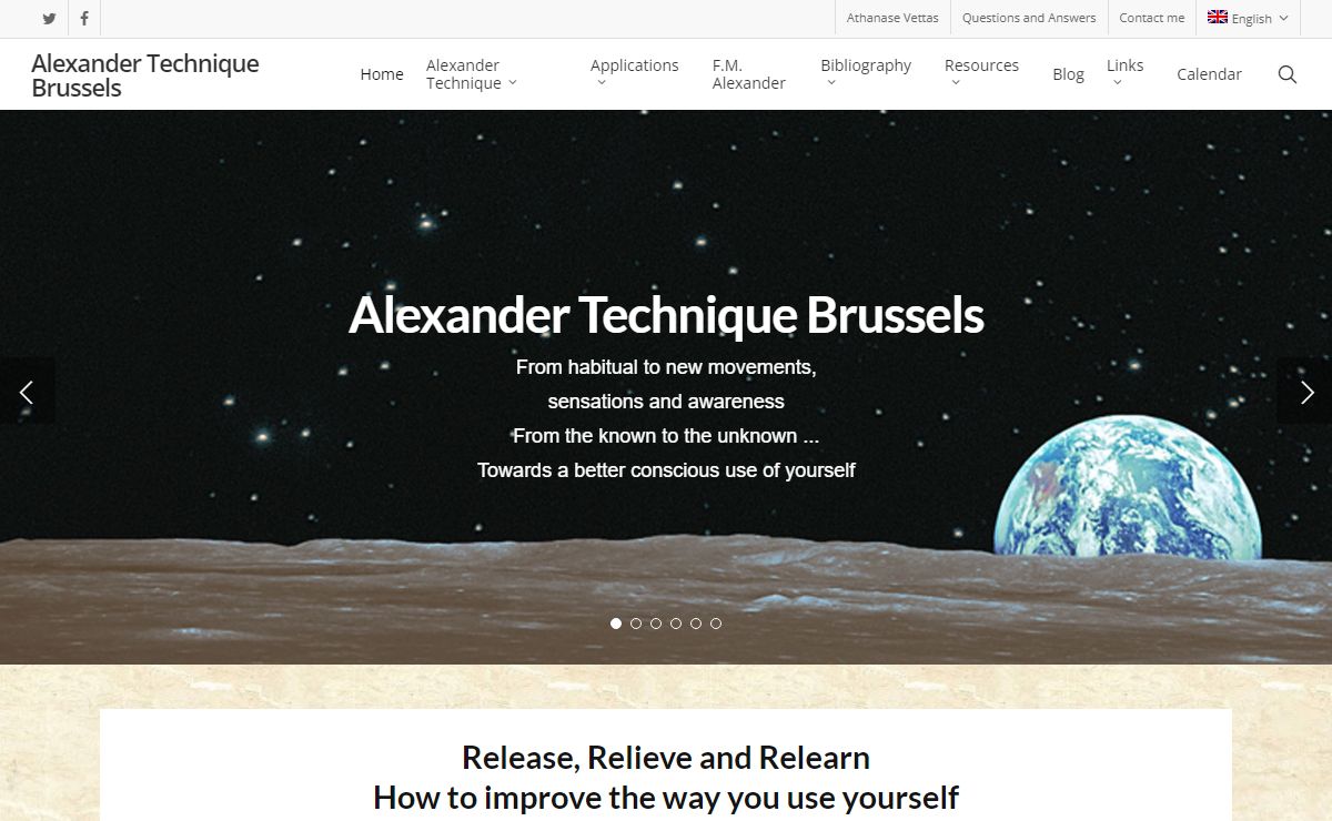 Alexander Technique Brussels – in Brussels with Athanase Vettas