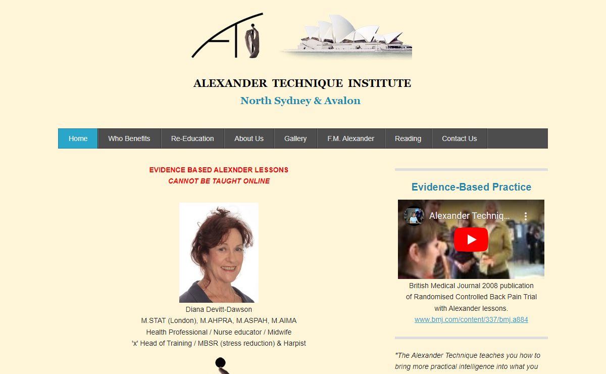 Alexander Technique Institute Sydney