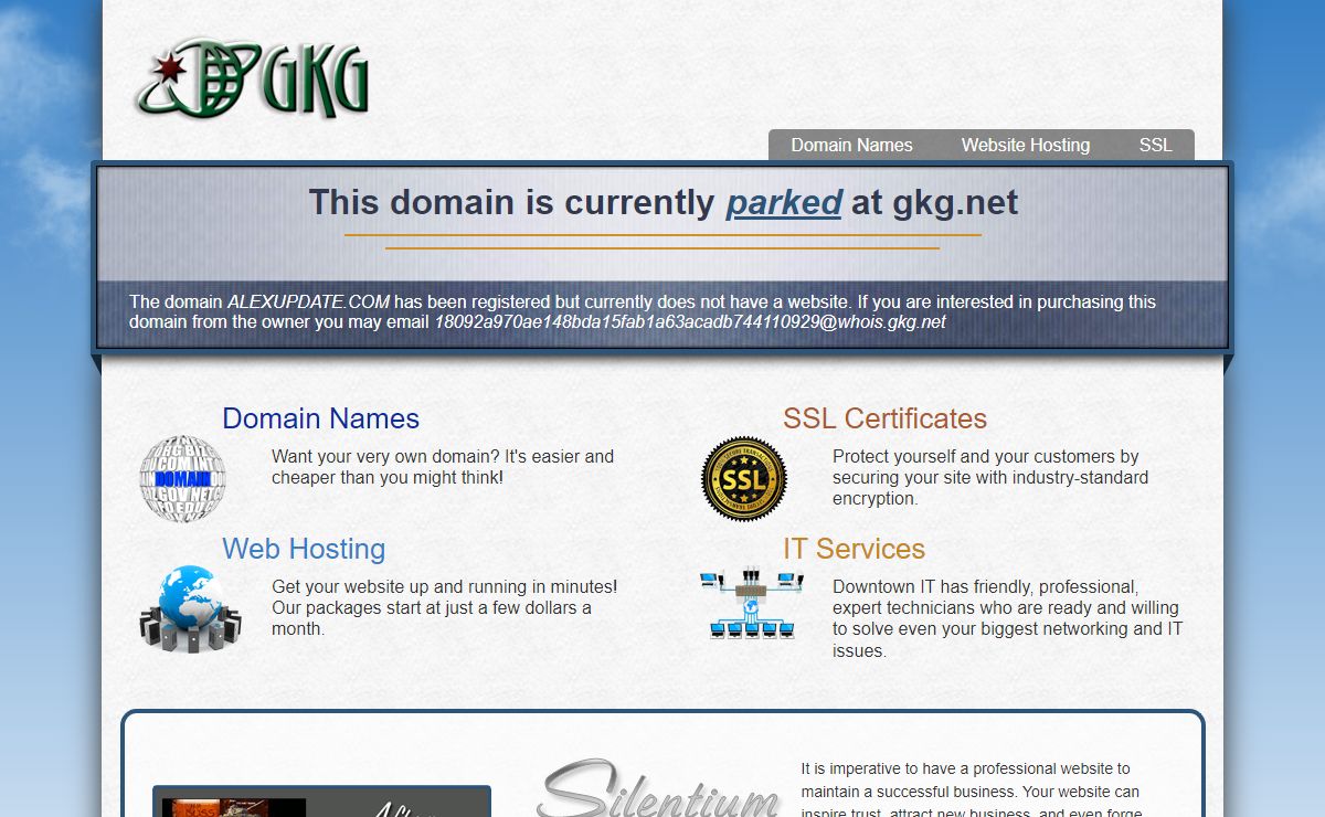 Coming soon page | Register your own domain at GKG.NET