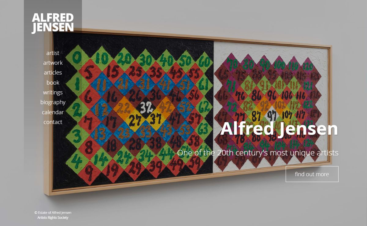 Alfred Jensen | Abstract Painter