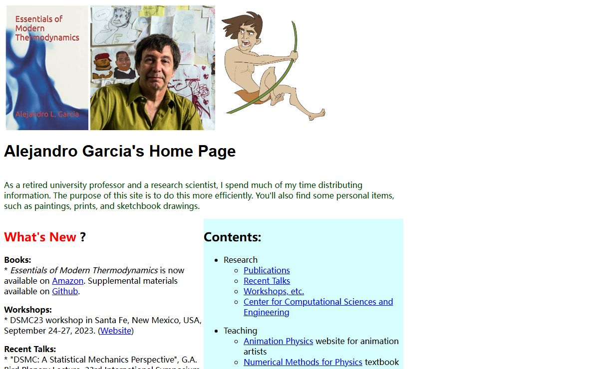 Alejandro Garcia's Web Site