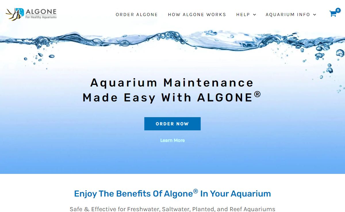 Aquarium Maintenance Made Easy - Algone