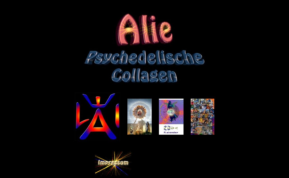 Psychedelische Collagen - Psychedelic Art