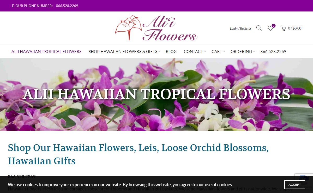 Alii Hawaiian Tropical Flowers - Alii Hawaiian Flowers