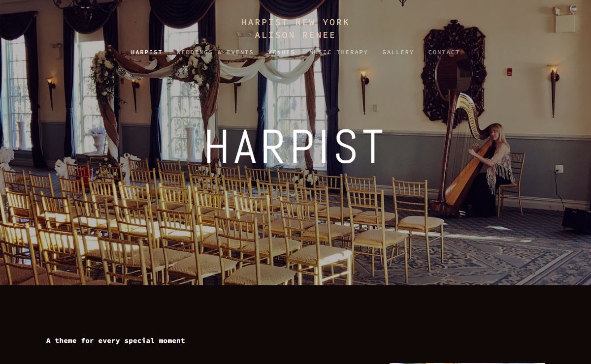 Harpist New York Alison Renee