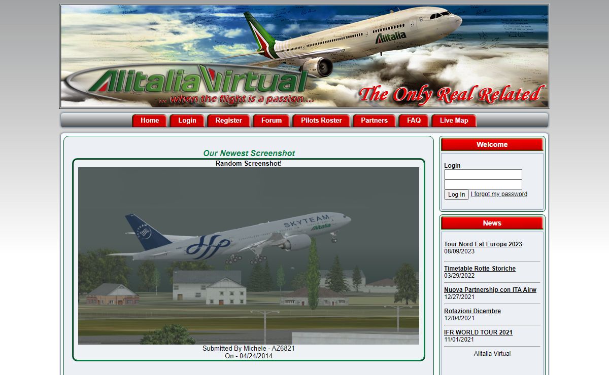 Welcome - Alitalia Virtual