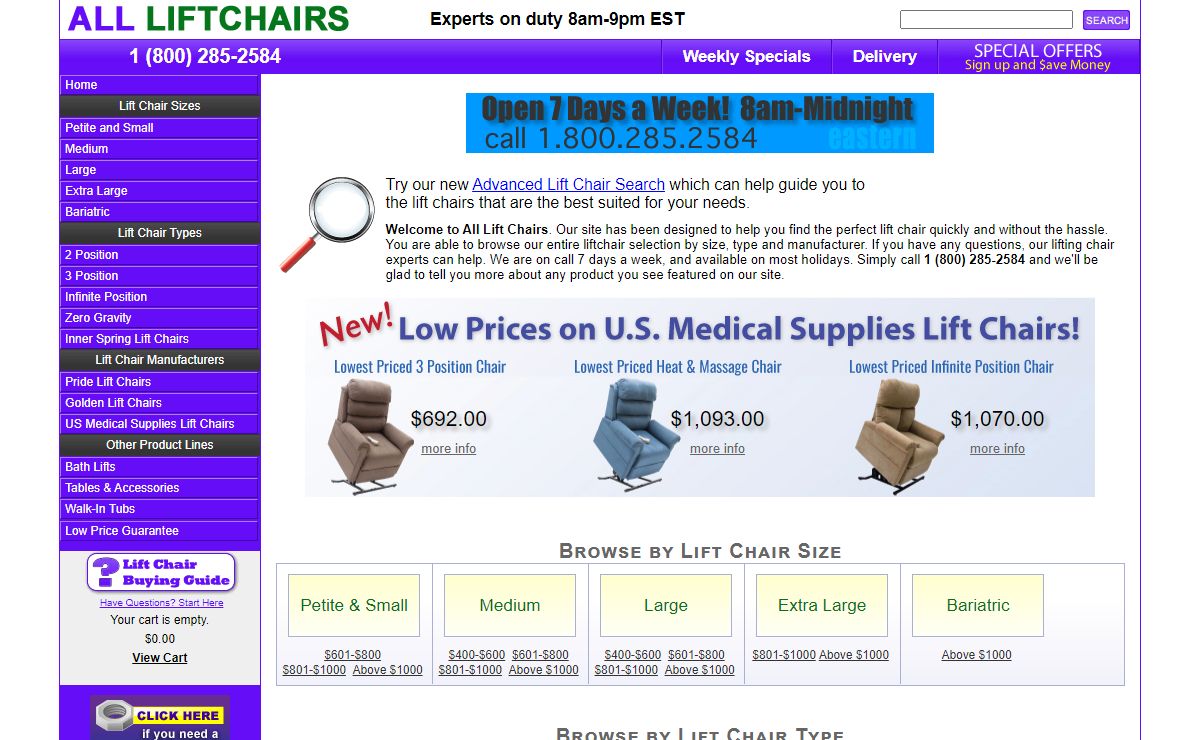 All Lift Chairs | Low Price Guarantee, FREE Shipping