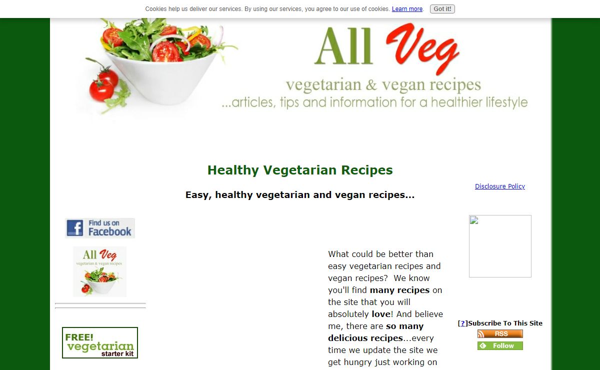 Easy Vegetarian Recipes and Vegan Recipes