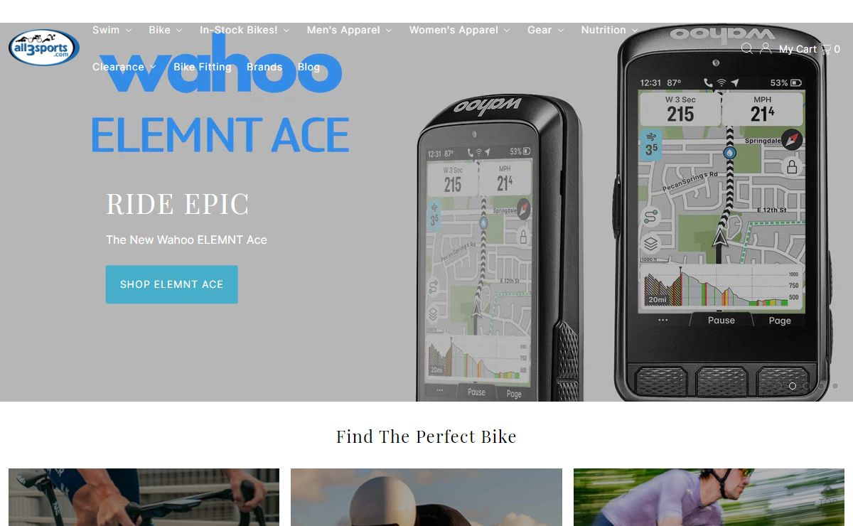 All3Sports.com | Triathlon Gear, Road Bikes, Swim Gear