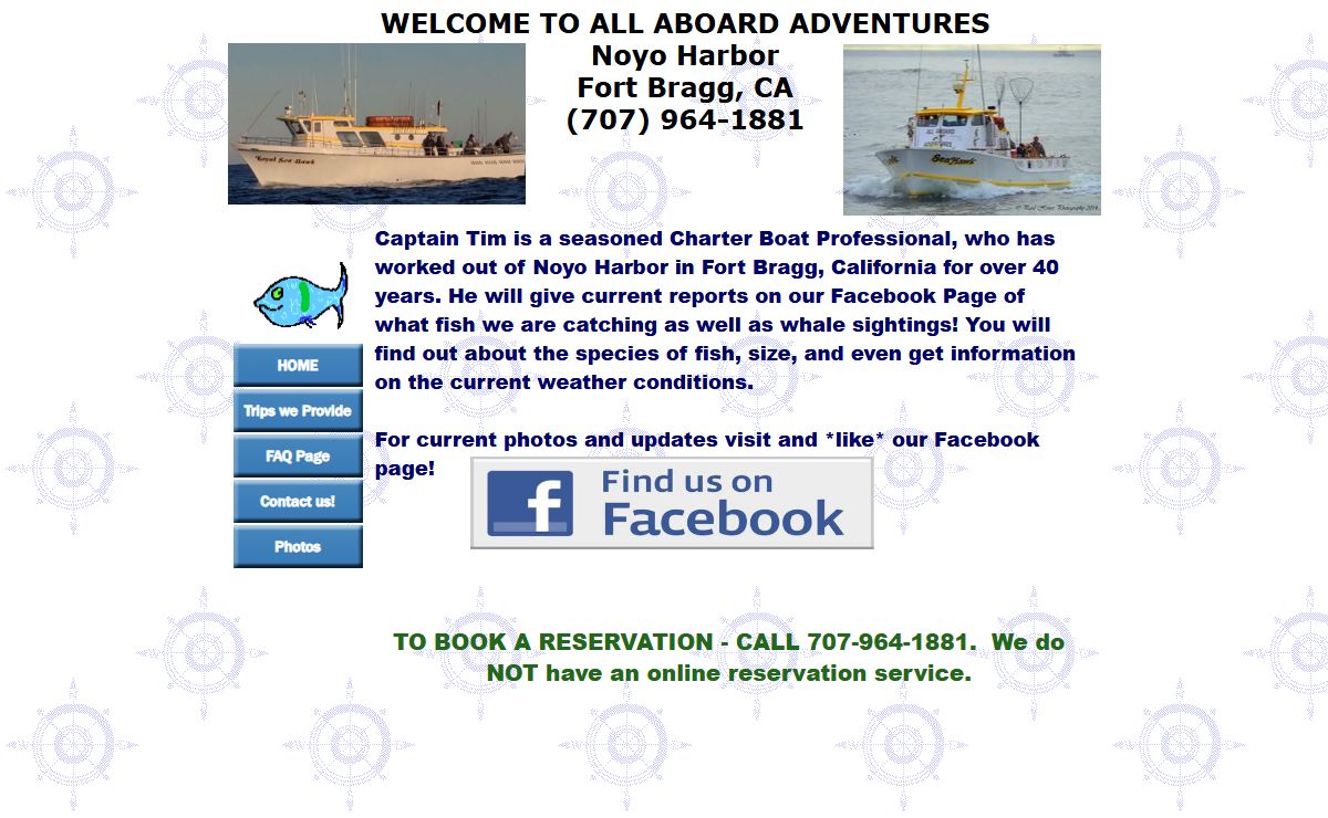 All Aboard Adventures, Fort Bragg, CA 95437