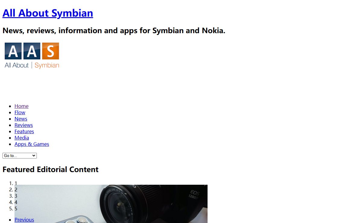 All About Symbian - news, reviews and software for Symbian and S60 phones