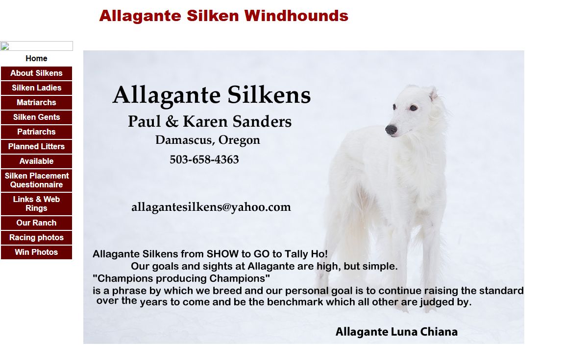 Silken Windhound, Silken Windhounds