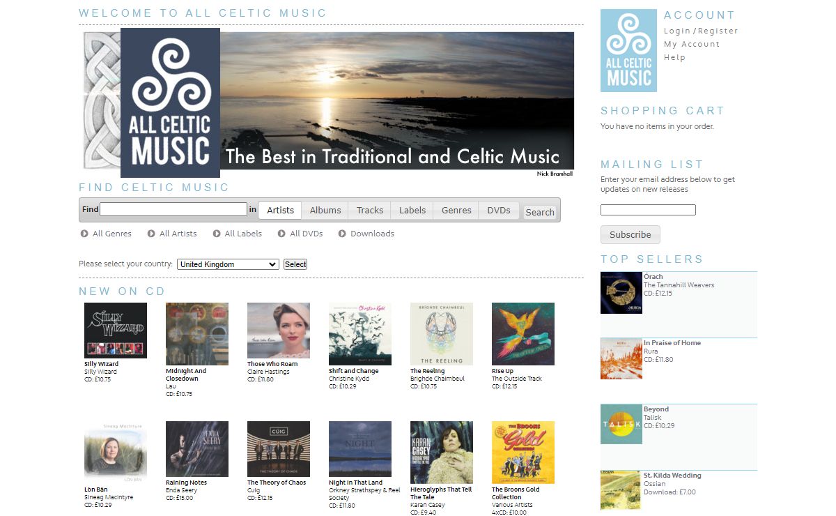All Celtic Music - Scottish Music - Irish Music