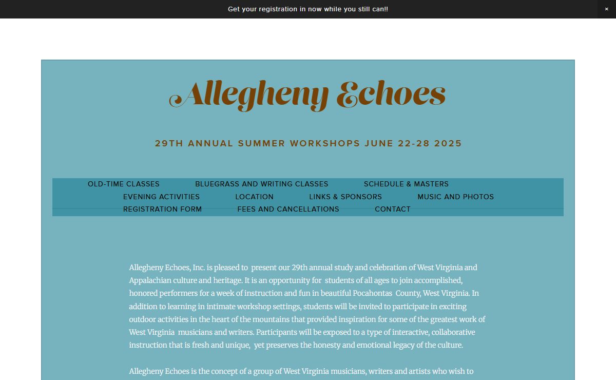Allegheny Echoes