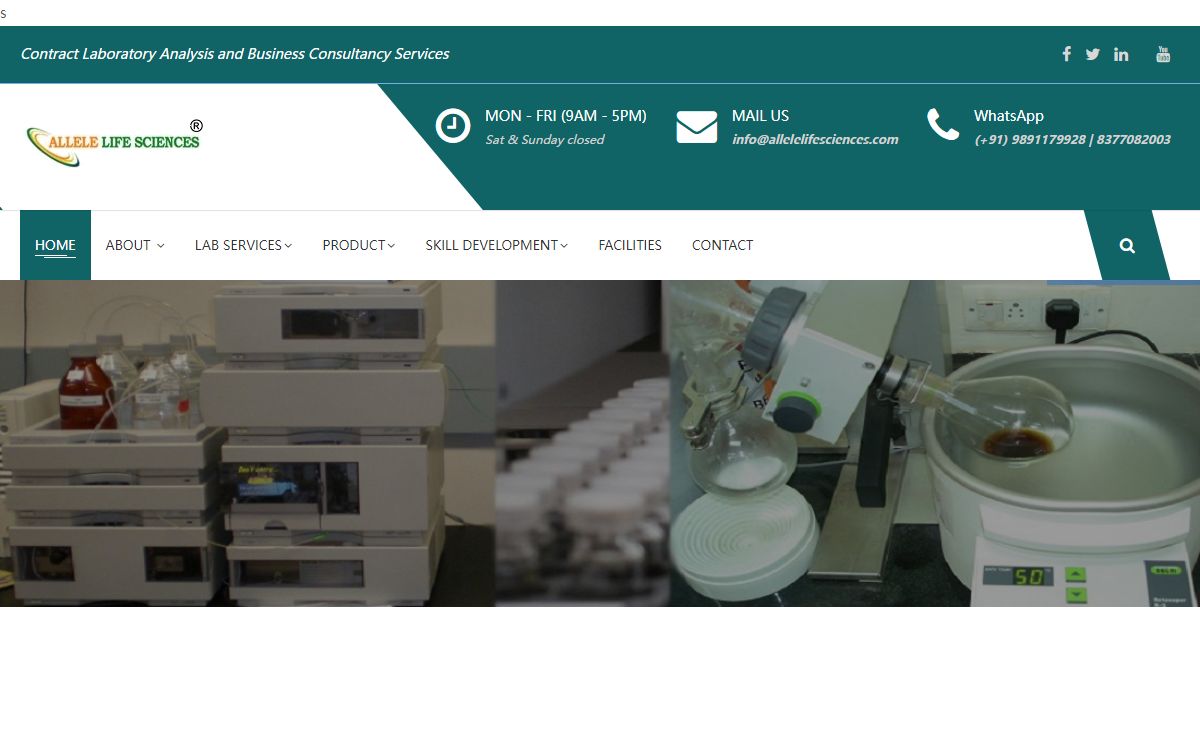 Biotechnology Laboratory,Training and Research Services