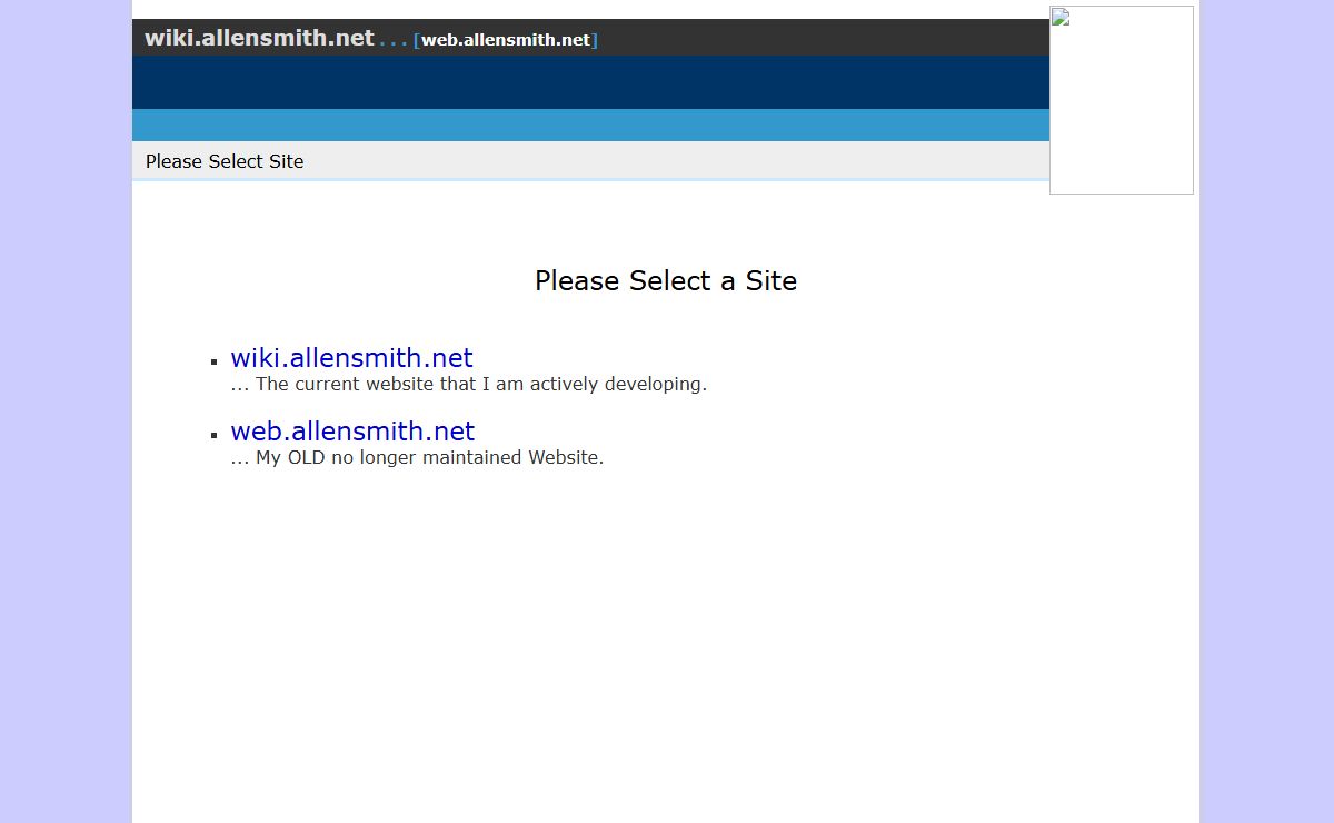 Select Site ... allensmith.net