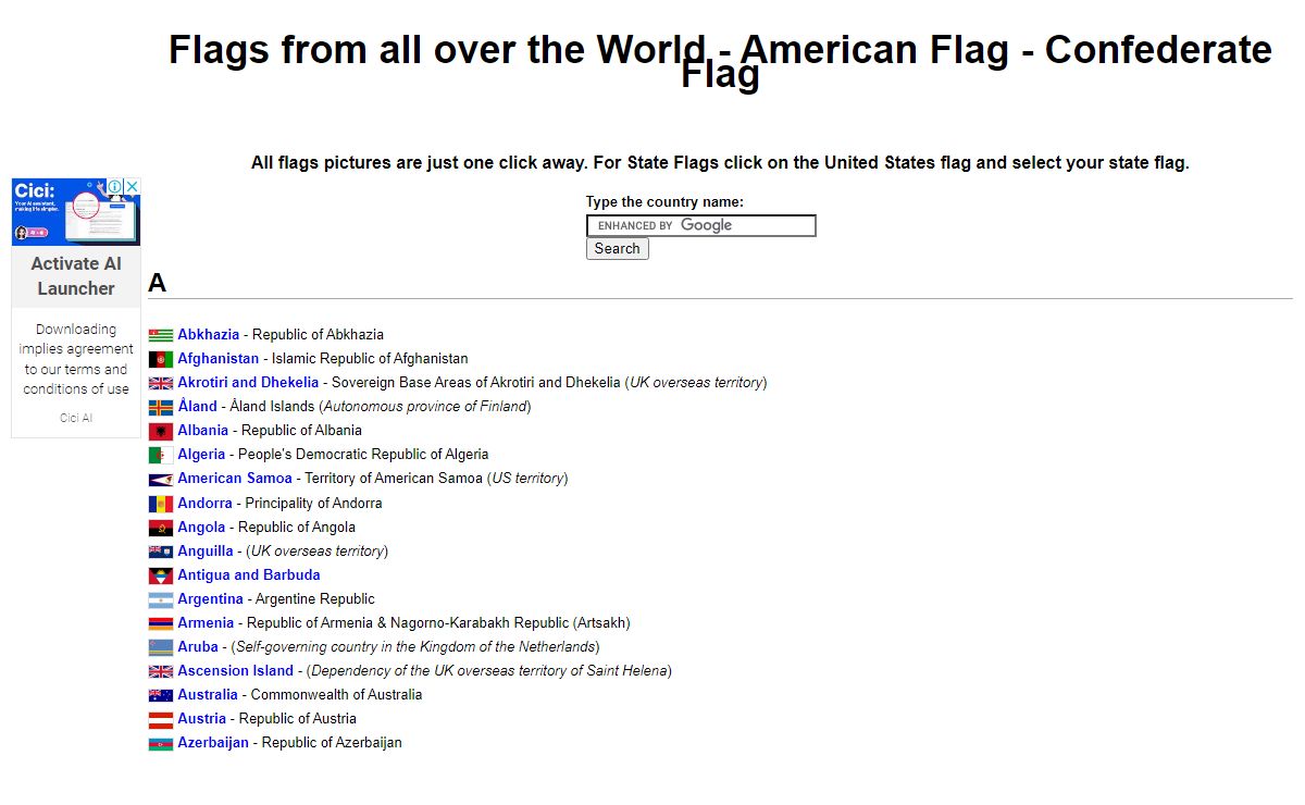 Flags from all over the World - Confederate Flag