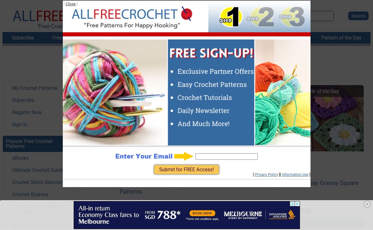 AllFreeCrochet - 1000s of Free Crochet Patterns