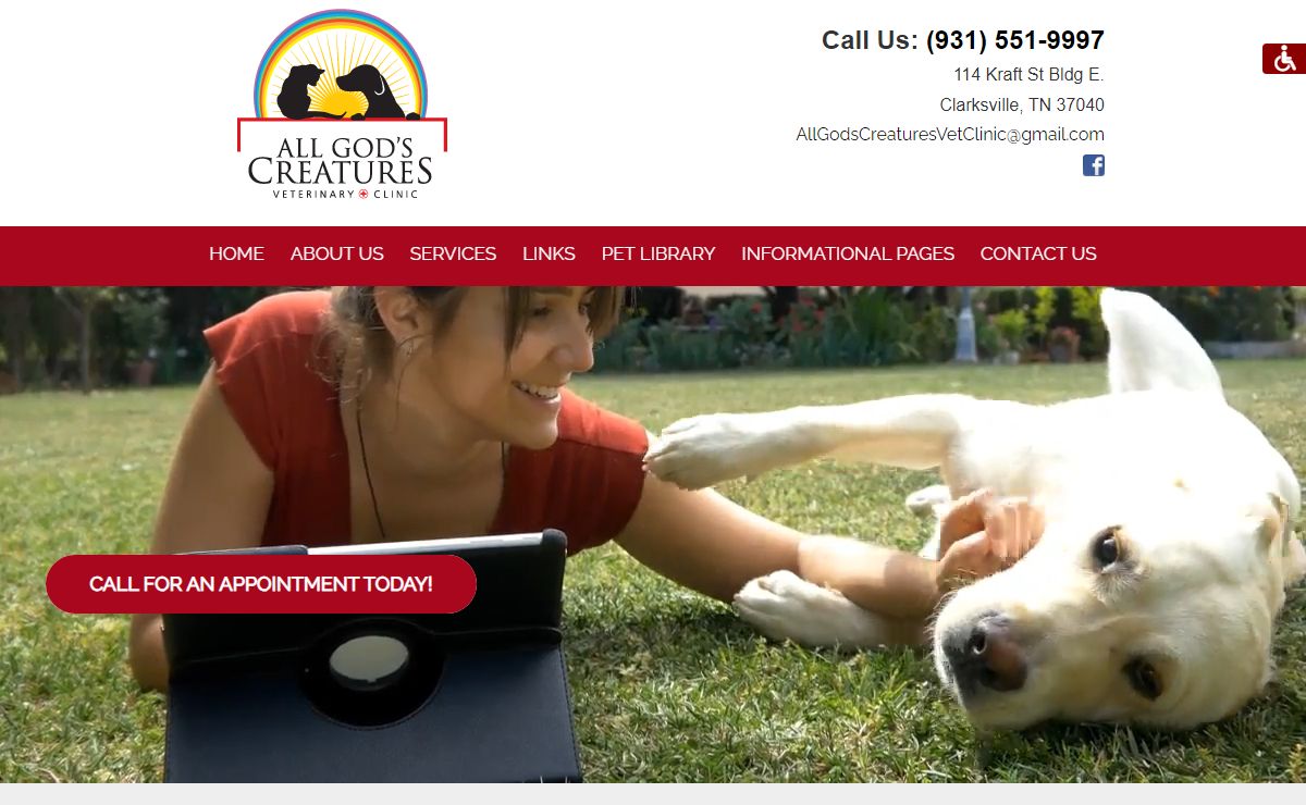 All God’s Creatures Vet Clinic - Clarksville, TN - Home