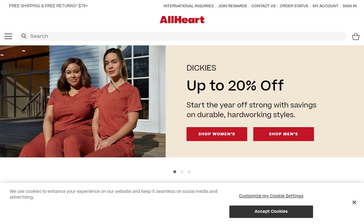 Medical Scrubs, Nursing Uniforms & Medical Supplies | AllHeart