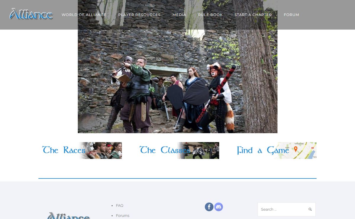 Alliance LARP - A National Live Action Roleplaying Organization