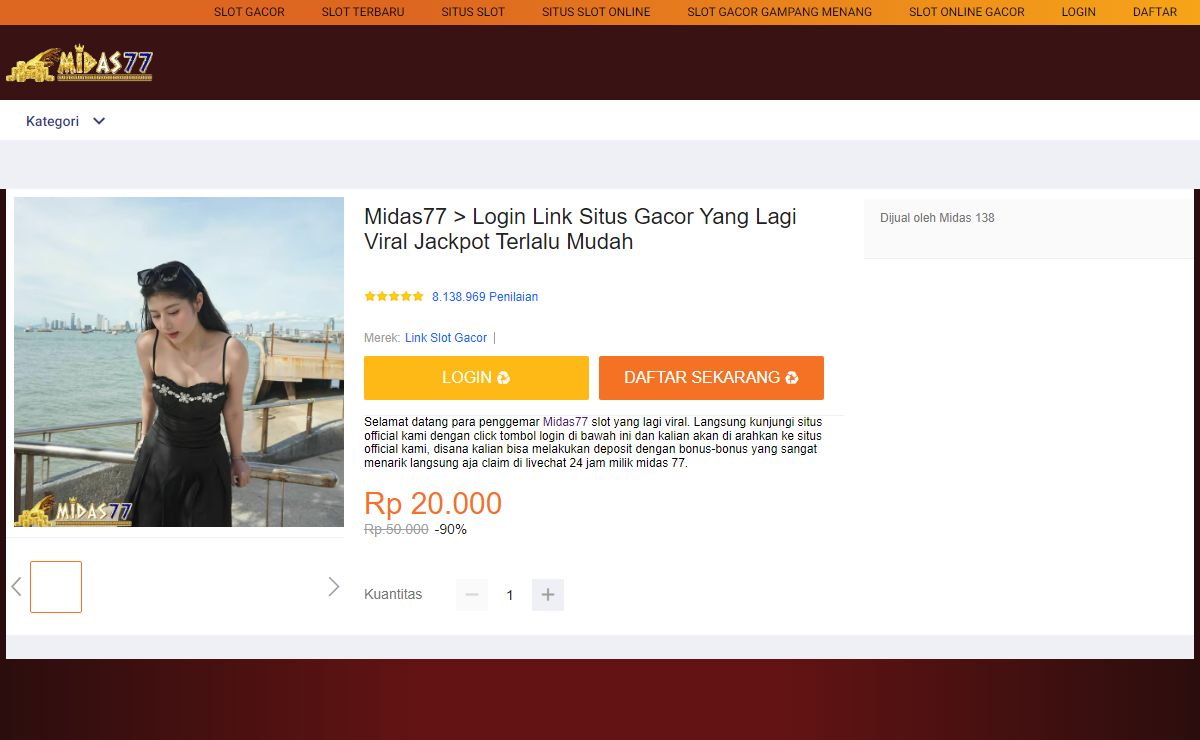 Midas77 > Login Link Situs Gacor Yang Lagi Viral Jackpot Terlalu Mudah