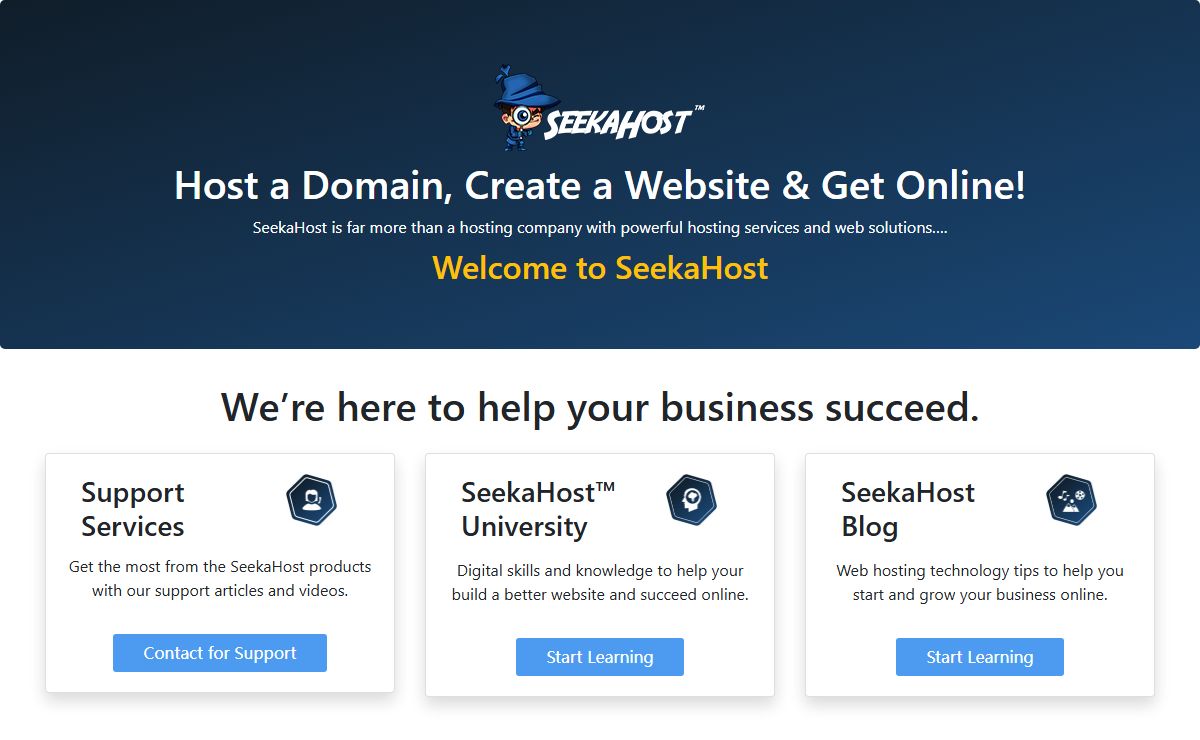 SeekaHost | Default Page