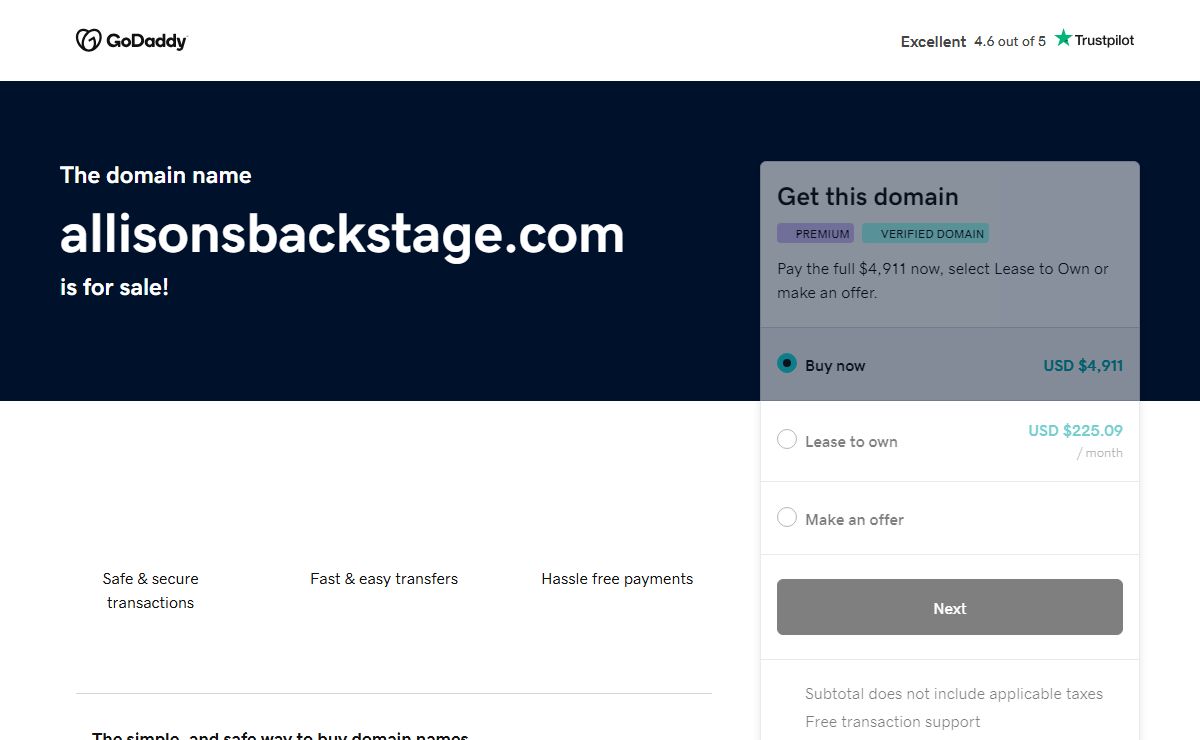allisonsbackstage.com