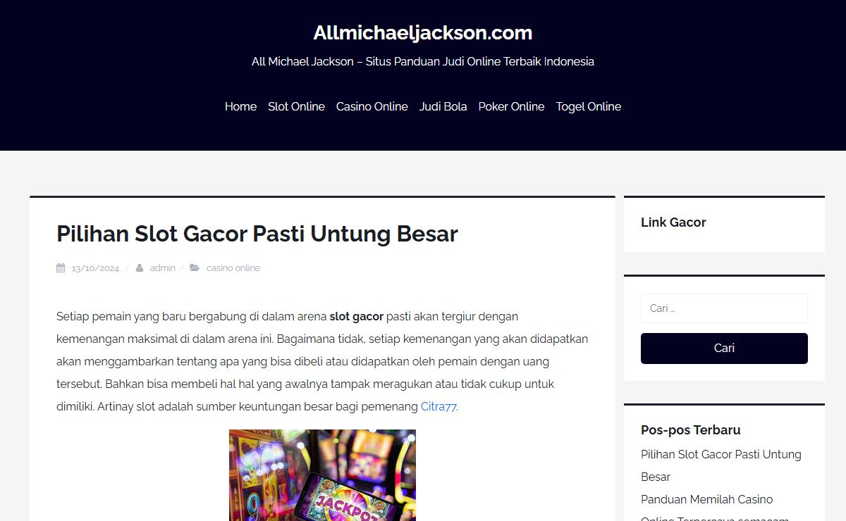 All Michael Jackson - Situs Panduan Judi Online Terbaik Indonesia