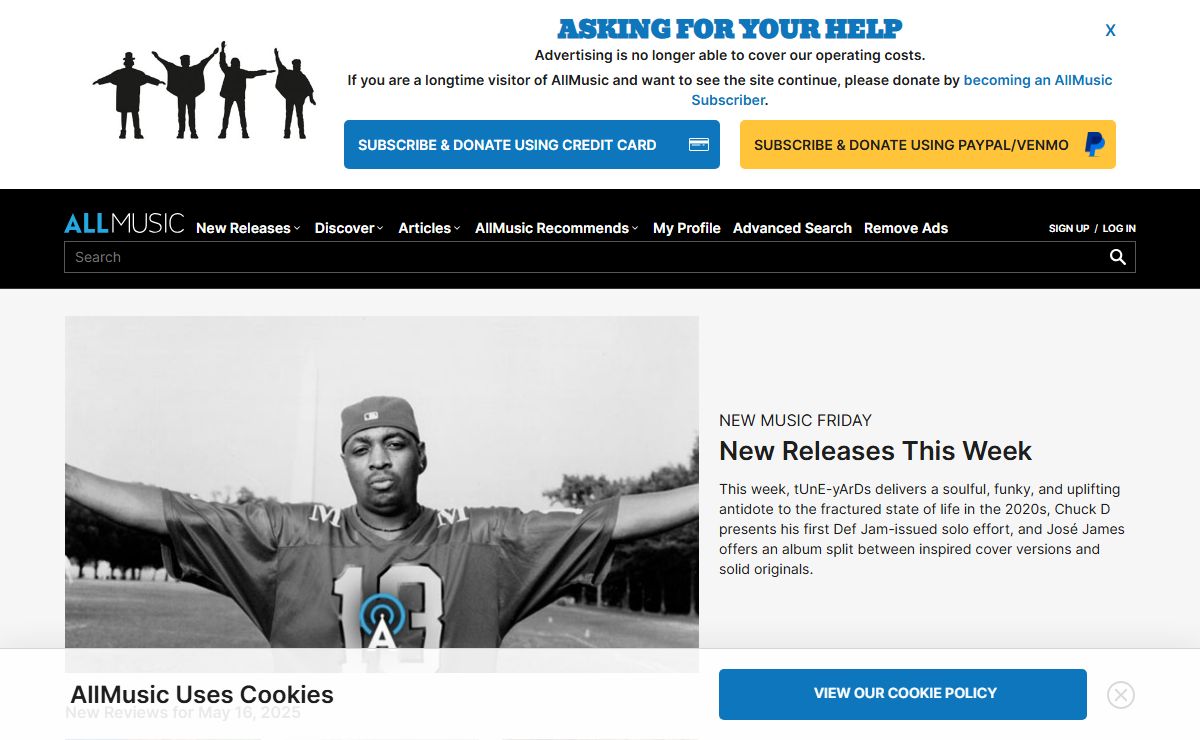 AllMusic | Record Reviews, Streaming Songs, Genres & Bands