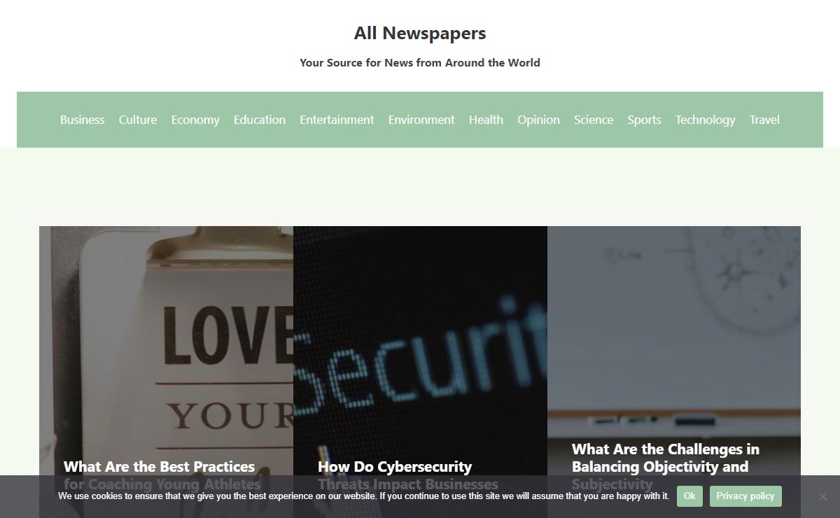 All Newspapers: Your Source for News from Around the World