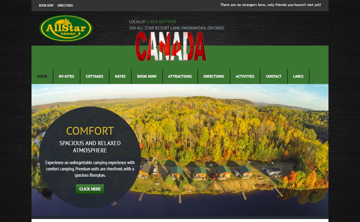 Madawaska Cottages | All Star Resort | Near Algonquin Park