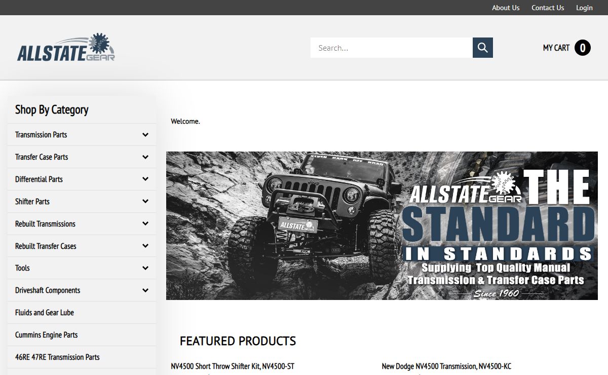 Allstate Gear, Inc. – Manual Transmission Repair Parts Online