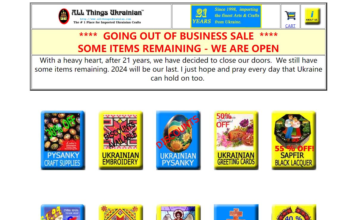 AllThingsUkrainian.com: Pysanky Supplies plus Arts and Crafts from Ukraine