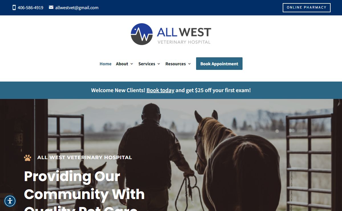 Best Veterinary Hospital In Bozeman, MT | All West Veterinary Hospital