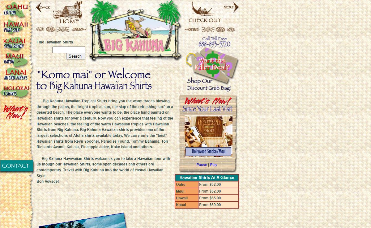 Big Kahuna Hawaiian Shirts | Tropical Aloha Shirts