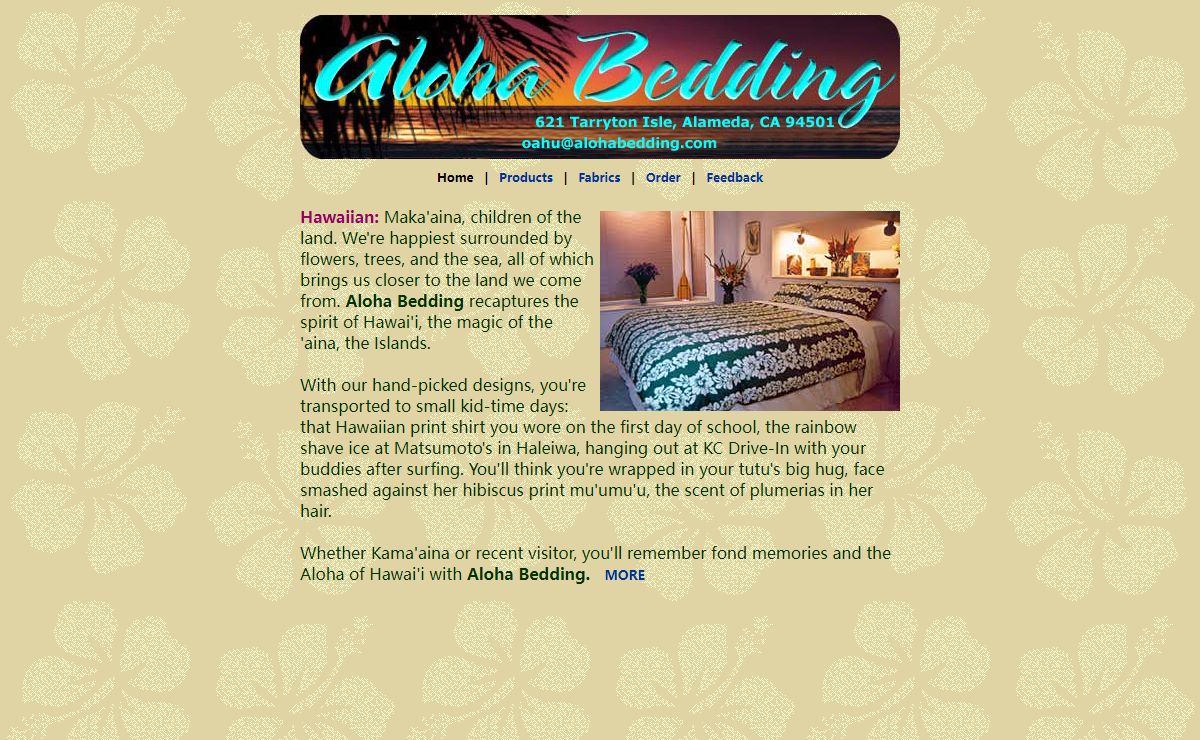 Aloha Bedding: Home
