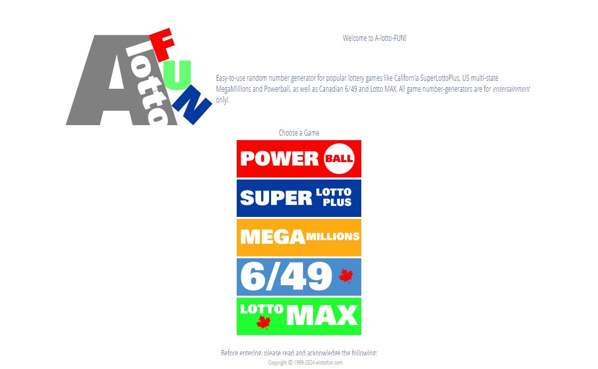 Welcome to A lotto FUN!