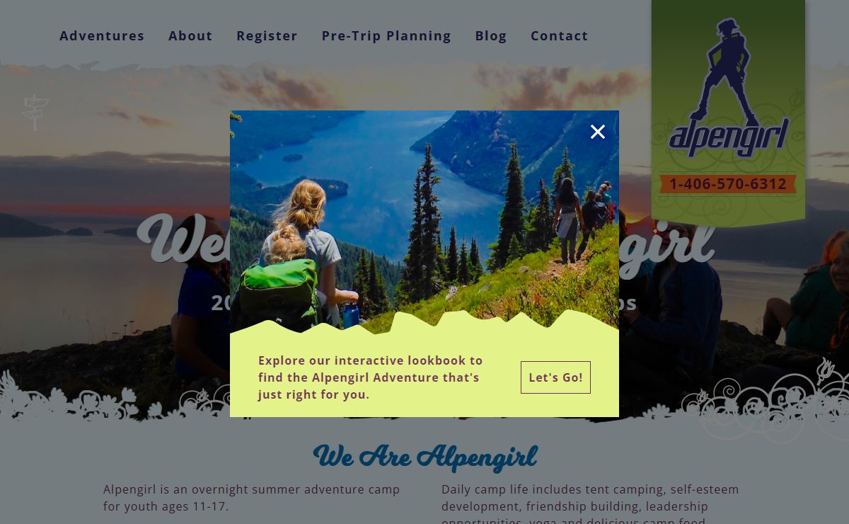 Overnight Teen Summer Adventure Camp for Girls | Alpengirl