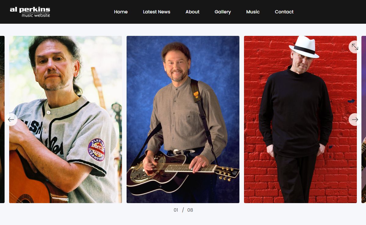 Al Perkins Music Website