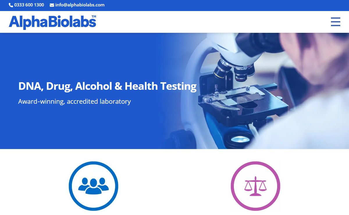 AlphaBiolabs UK - DNA Test Kits, Drug, Alcohol Testing & More
