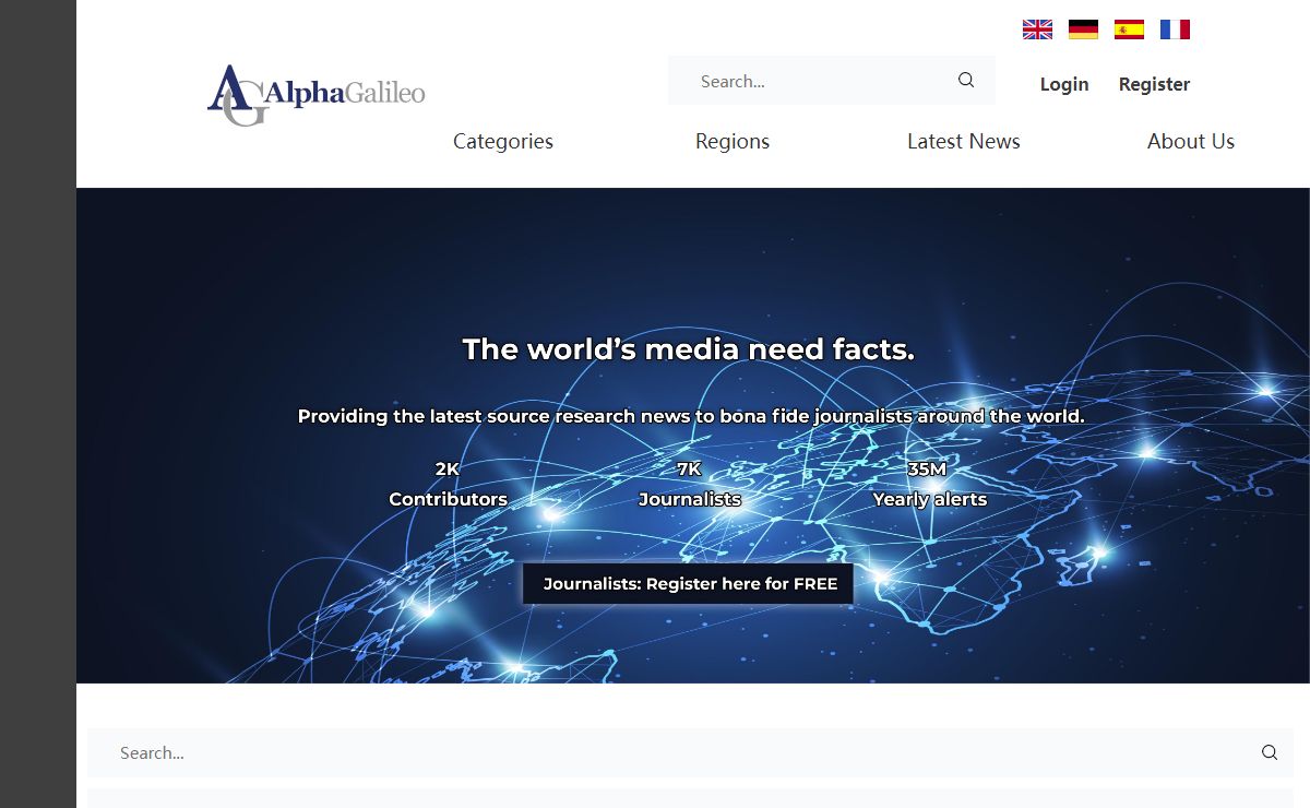 Alpha Galileo | alphagalileo.org