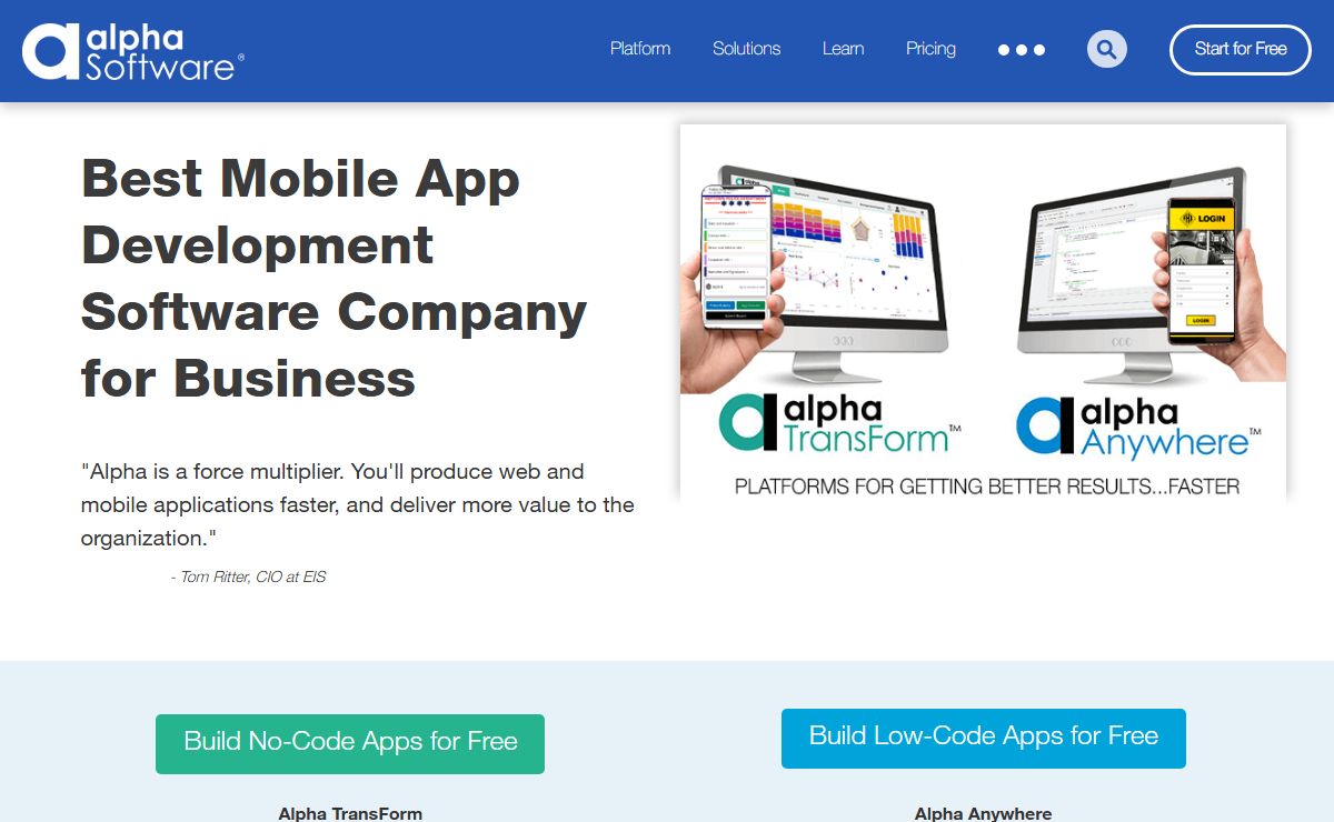 App Development Software Company | Alpha Software