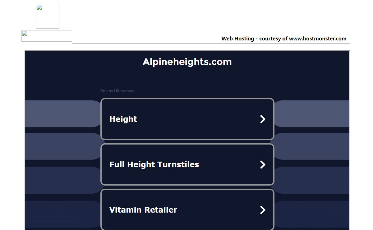 Welcome alpineheights.com - Hostmonster.com
