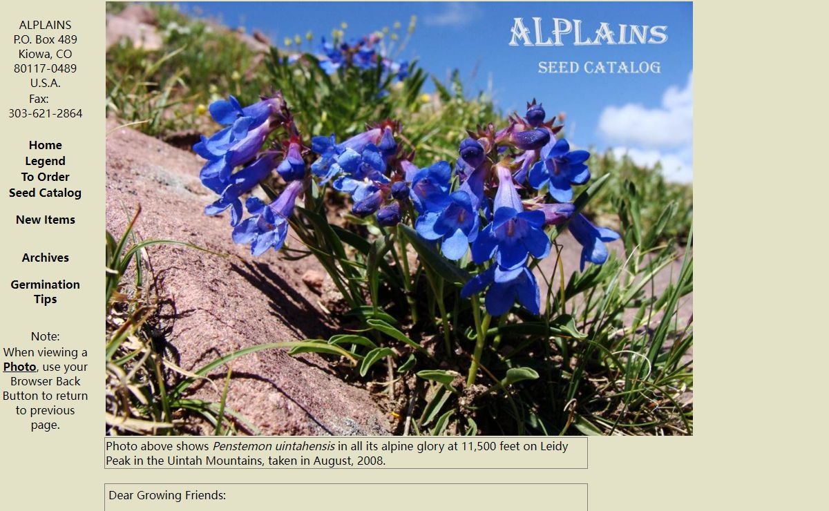 ALPLAINS Home Page