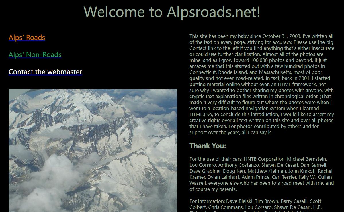 Steve Alpert's Alpsroads.net
